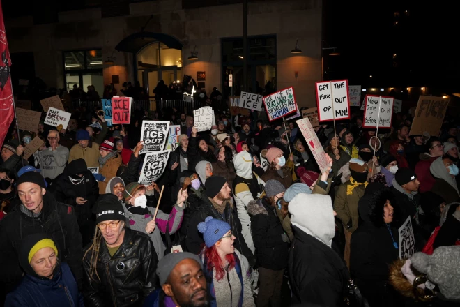 Notikušais izraisījis plašus protestus ASV.