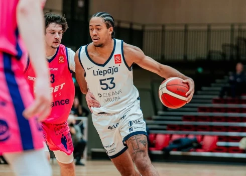 BK "Liepāja" uzbrukuma līderis Ksavjers Dusels.