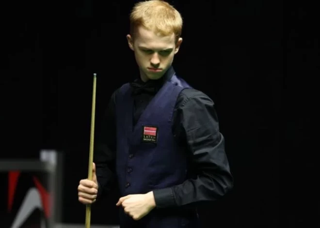Snūkerists Žižins sasniedzis "Welsh Open" pamatturnīru