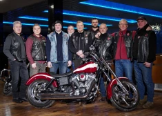 FOTO: Mālpils Kultūras centrā atklāta Viļņa Krilovska motociklu izstāde