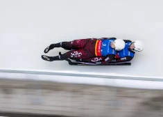 Latvijas kamaniņu divnieki Pasaules kausa posmā ieņem septītās un astotās vietas