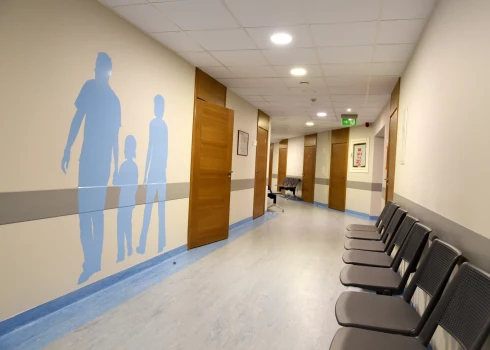 Jūrmalas slimnīcas rekonstruētās telpas.