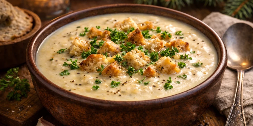 Sasildies un palutini garšas kārpiņas ar biezzupu