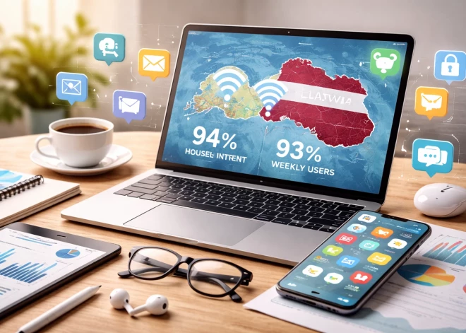 Латвия все больше уходит в онлайн: опрос выяснит, сколько времени жители проводят в интернете