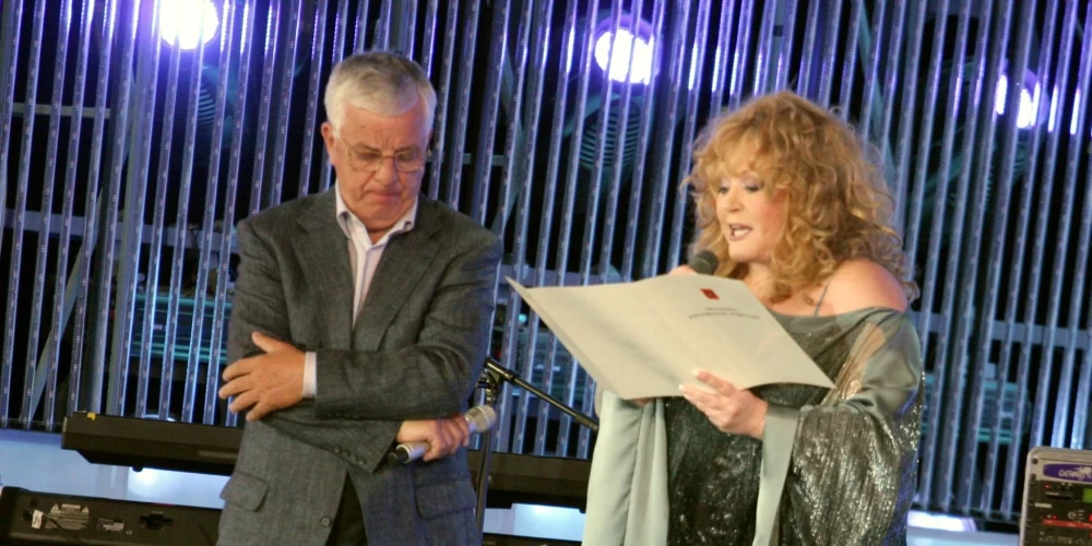 Раймонд Паулс и Алла Пугачева.