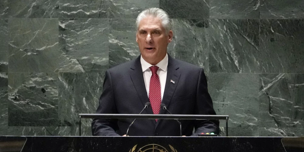 Mēs ar ASV nerunājam, apgalvo Kubas prezidents Migels Diass-Kanels.