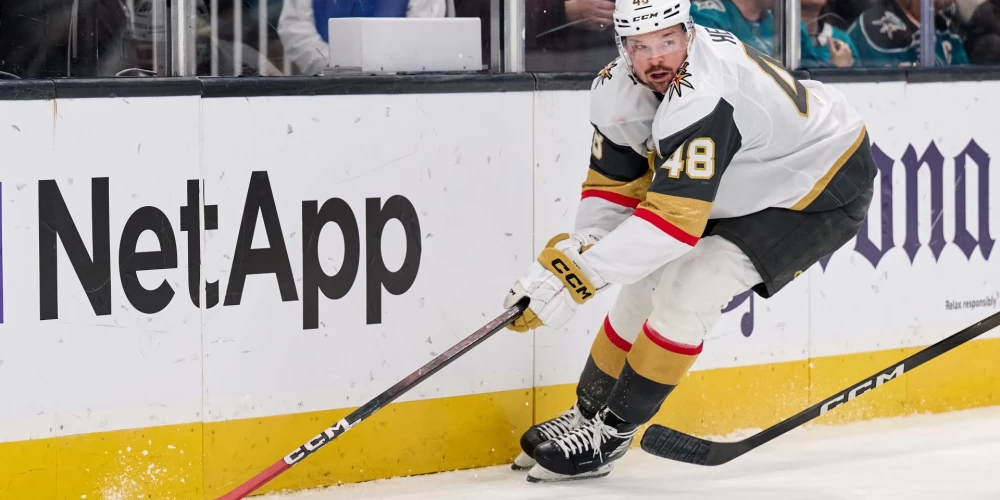Vegasas "Golden Knights" centra uzbrucējs Tomāšs Hertls.