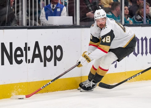 Vegasas "Golden Knights" centra uzbrucējs Tomāšs Hertls.