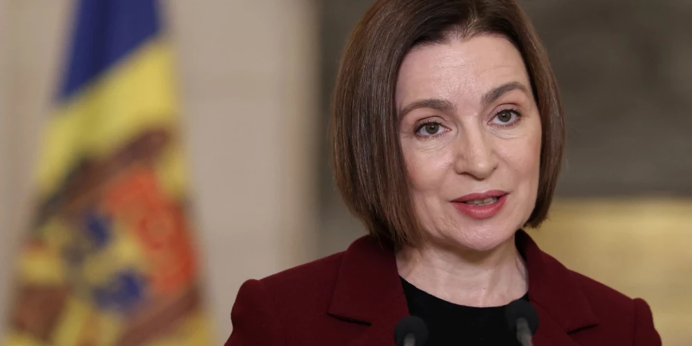 Moldovas prezidente Maija Sandu.