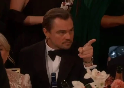 В соцсетях завирусился эмоциональный Ди Каприо на "Золотом глобусе".