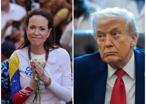 Nobela Miera prēmijas laureāte Marija Korina Mačado piedāvājusi simboliski nodot savu balvu ASV prezidentam Donaldam Trampam. 
