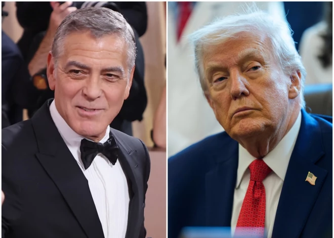 Džordžs Klūnijs asprātīgi atbild Donaldam Trampam; Baltais nams reaģē lakoniski