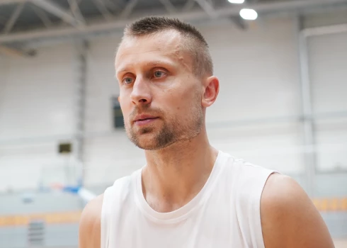Latvijas vīriešu basketbola izlases kandidāts Mārtiņš Laksa.