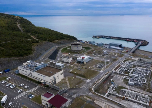 Kaspijas cauruļvada konsorcija (CPC) jūras terminālis netālu no Novorosijskas.