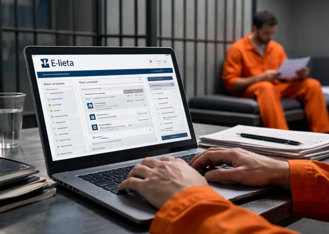 Цифровизация за решеткой: заключенные Латвии получат доступ к порталу E-lieta