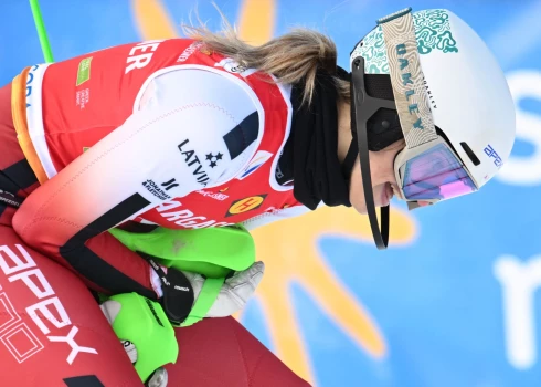 Dženifera Ģērmane janvāra sākumā ar septīto vietu Pasaules kausa slaloma sacensībās sasniedza jaunu neatkarīgās Latvijas rekordu kalnu slēpošanā