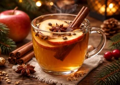 Sasildies ar karstu un aromātisku ziemas dzērienu
