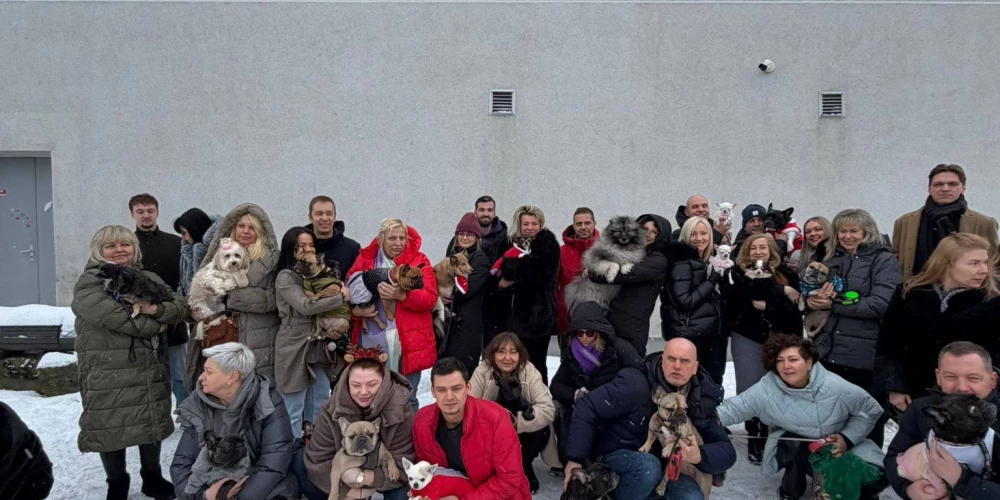 Suņiem veltīti svētki pulcē apmeklētājus restorānā “Tobiass”.