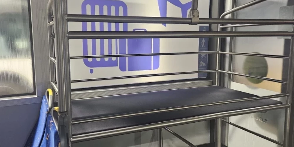 Все автобусы в рижский аэропорт получили зоны для чемоданов.