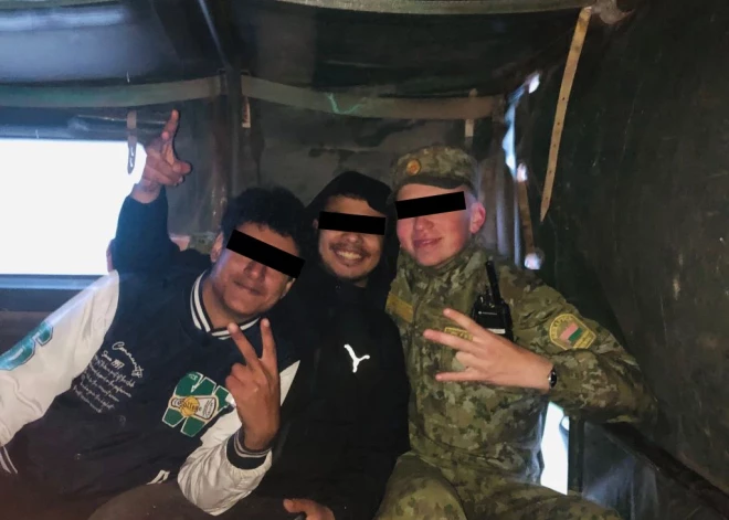 NBS guvuši pierādījumus, ka nelegālo migrantu virzīšanā uz Latvijas robežu iesaistītas Baltkrievijas varas iestādes. FOTO