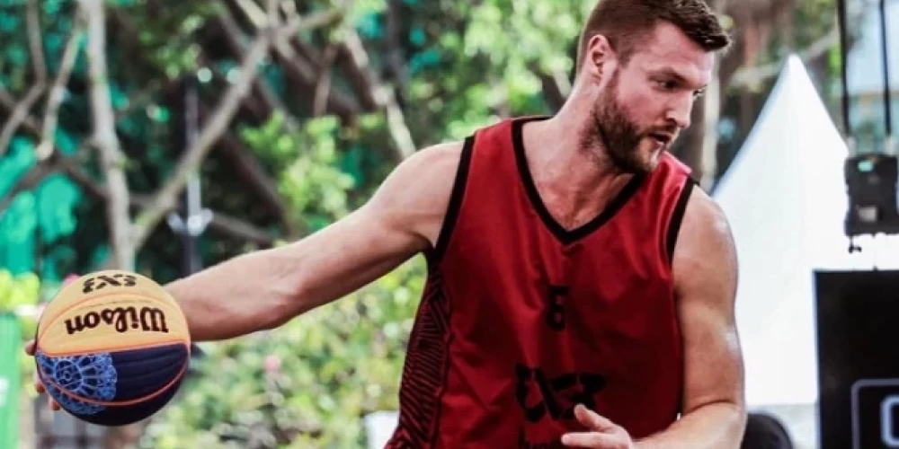 Basketbolists Zigmārs Raimo vasarā pārstāvēja Latvijas 3x3 vīriešu basketbola izlasi Pasaules kausā.