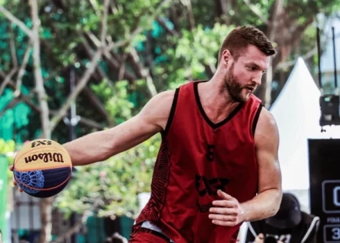 Basketbolists Zigmārs Raimo vasarā pārstāvēja Latvijas 3x3 vīriešu basketbola izlasi Pasaules kausā.