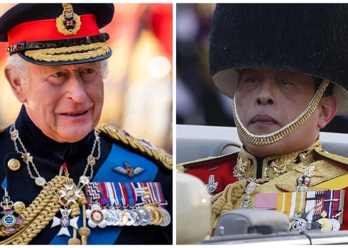 Divi karaļi, tik atšķirīgas bagātības: Lielbritānijas karalis Čārlzs III un Taizemes karalis Rama X.