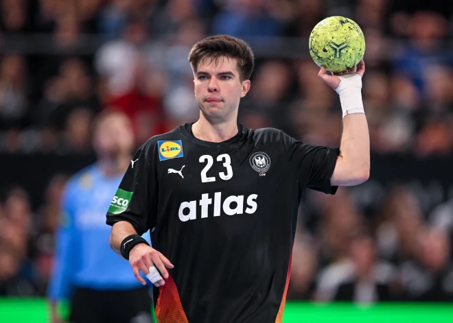 Renārs Uščins palīdz Vācijai ar uzvaru sākt Eiropas handbola čempionātu