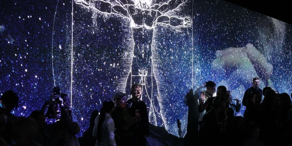 "Da Vinci Genius" izstādes atklāšana