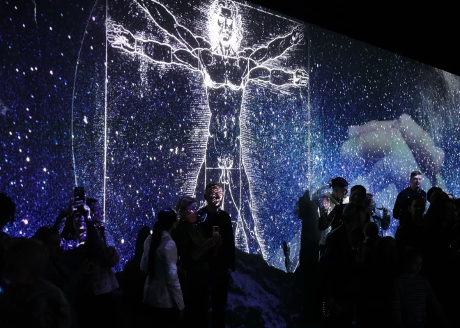 "Da Vinci Genius" izstādes atklāšana