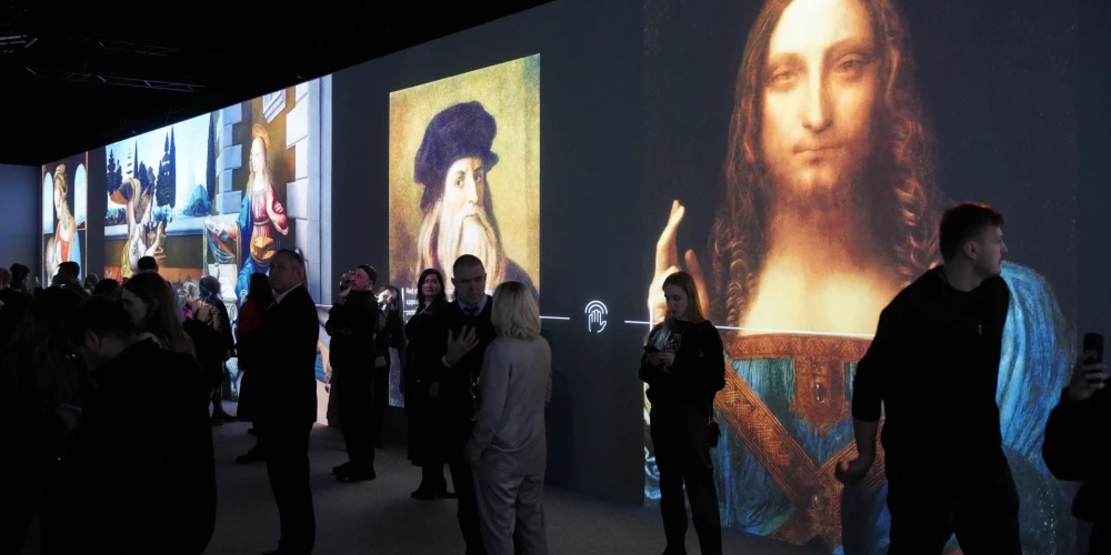 "Da Vinci Genius" izstādes atklāšana