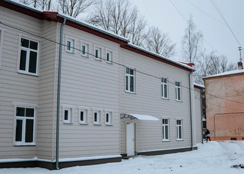 Отреновированный многоквартирный дом.