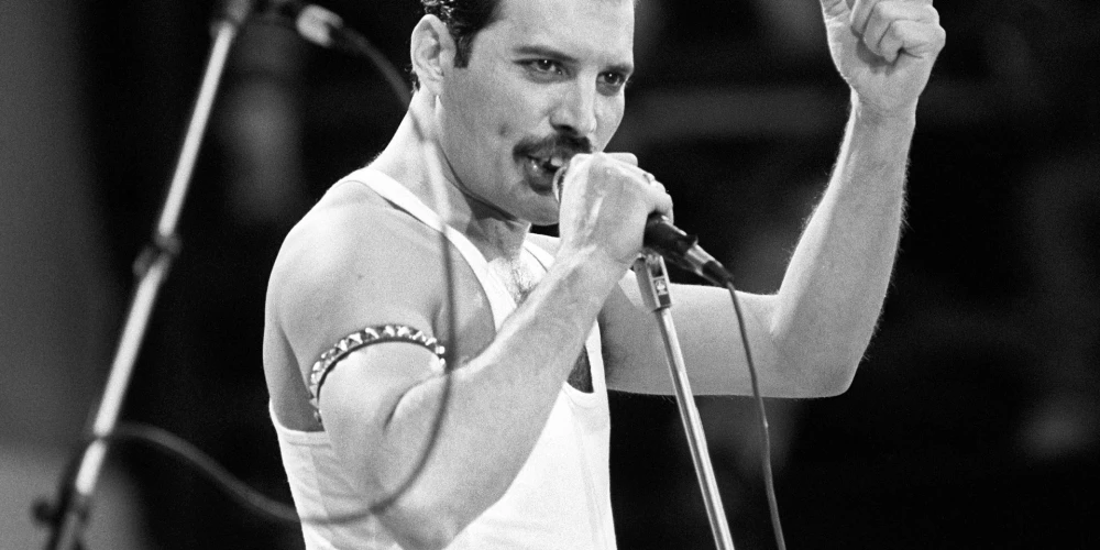 Leģendārais mūziķis Fredijs Merkūrijs.