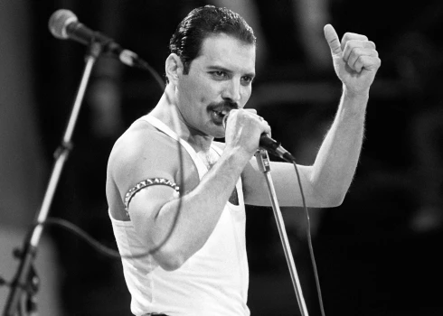 Leģendārais mūziķis Fredijs Merkūrijs.