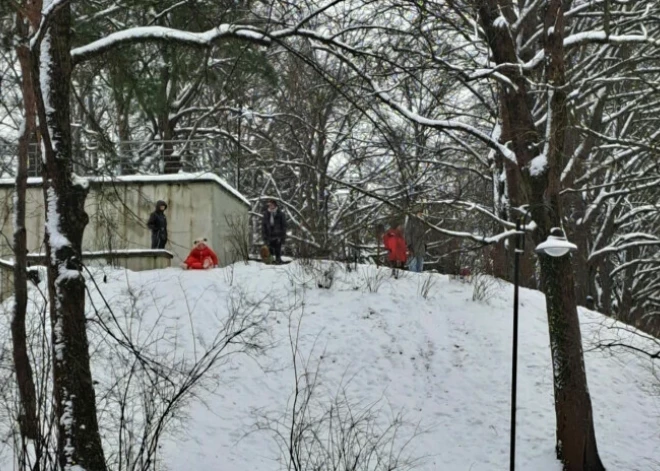 Kur gribu, tur šļūcu… Kam jāuzņemas atbildība par bērnu izklaidēm uz bīstamiem kalniņiem? VIDEO