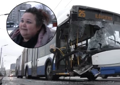 Rīgas satiksme считает, что заплатить за аварию должна водитель троллейбуса.