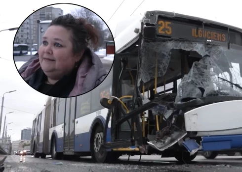 Rīgas satiksme считает, что заплатить за аварию должна водитель троллейбуса.