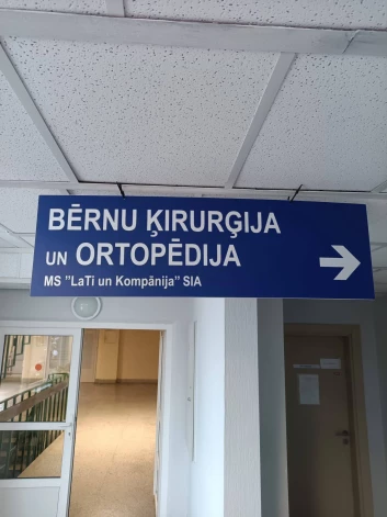 Rentgens liecināja, ka meitenītei ir sadzijis kaula lūzums.