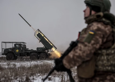 Ukrainas karavīri 2026. gada 16. janvārī.