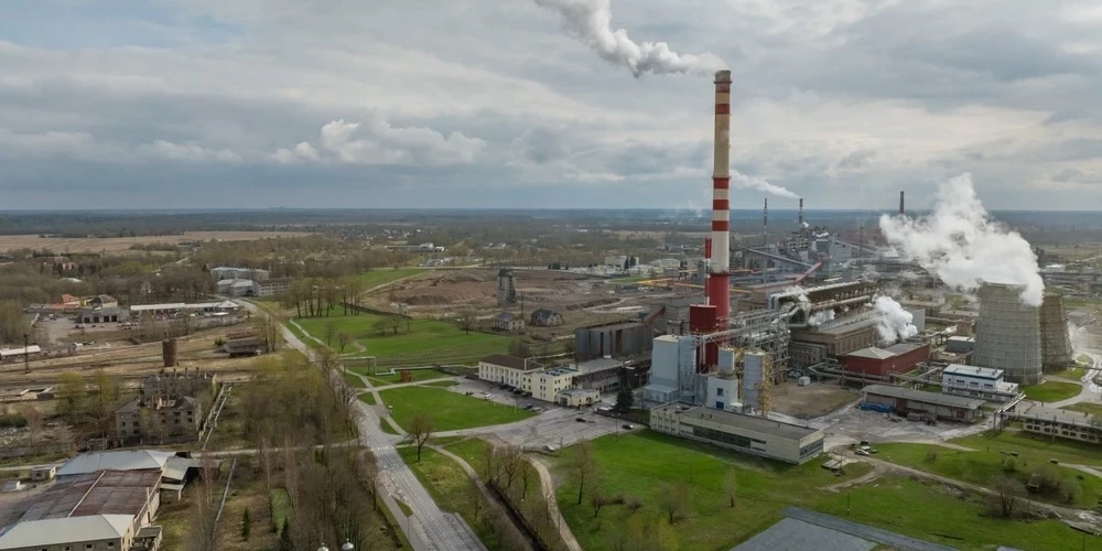 Сланцевая электростанция в Кохтла-Ярве.