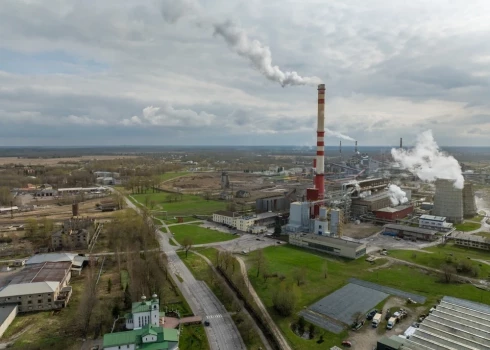 Сланцевая электростанция в Кохтла-Ярве.