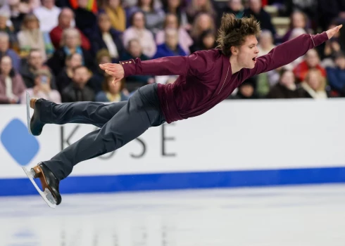 Deniss Vasiļjevs Eiropas čempionātā daiļslidošanā