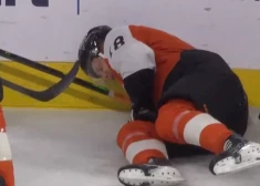 Rodrigo Ābols traumas dēļ nepabeidz NHL spēli, apdraudēta dalība olimpiskajās spēlēs