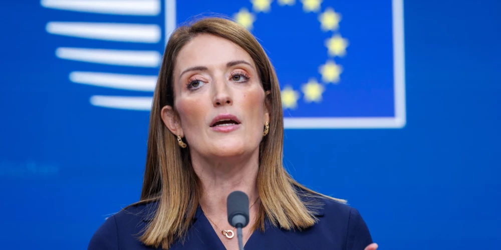 Eiropas Parlamenta prezidente Roberta Metsola.
