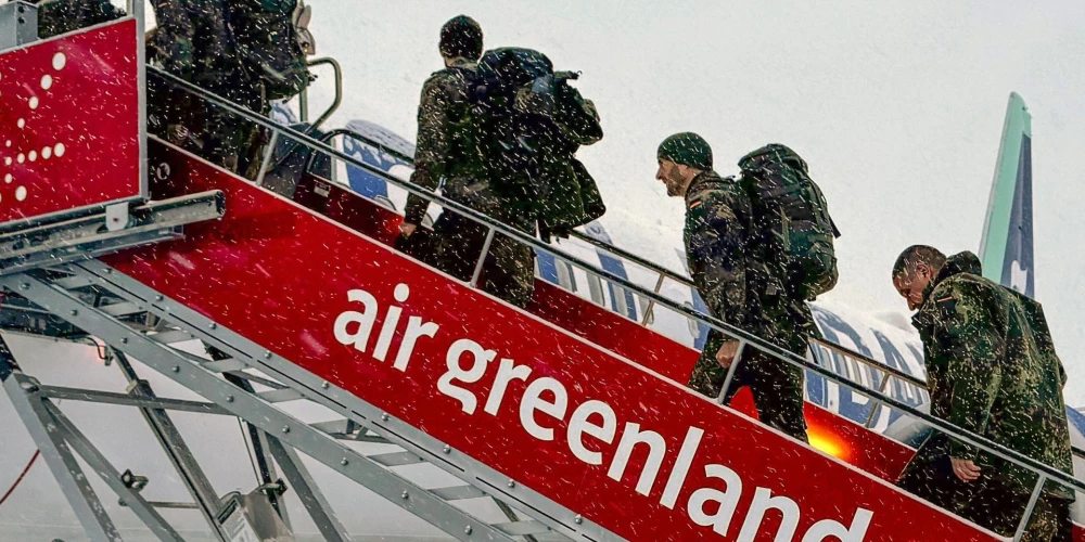 Vācijas izlūkošanas vienība 15 vīru sastāvā, kas nesen tika nosūtīta uz Grenlandi, svētdien salu atstās un dosies uz Kopenhāgenu.