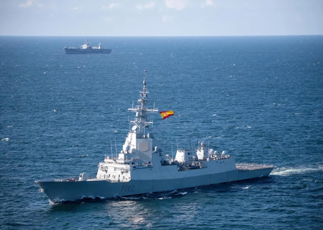 Rīgas ostā ieradīsies NATO 1. pastāvīgās jūras spēku grupas flagmanis