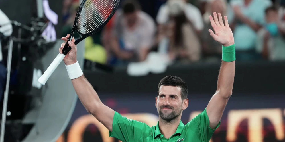 Novāks Džokovičs ir vienīgais, kam vismaz 100 uzvaras veselos trijos "Grand Slam" turnīros.