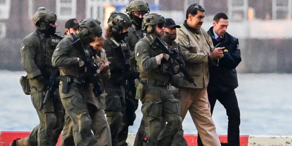 Nikolasa Maduro aizturēšana.