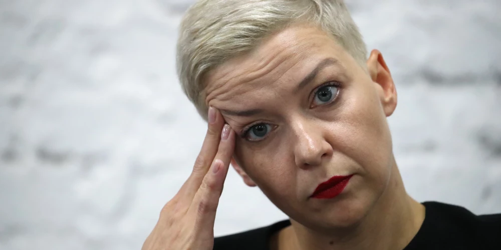 Baltkrievijas opozīcijas līderēm Marija Kaļesņikava.