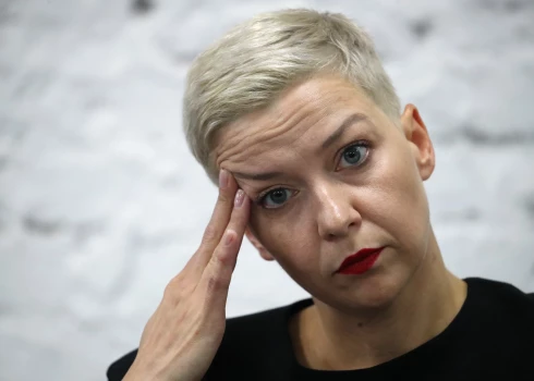 Baltkrievijas opozīcijas līderēm Marija Kaļesņikava.